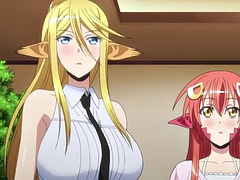 Master brings home a hot mermaid to his harem hoes Monster Girls ep5
