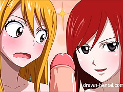 Pixie Tail GONZO - Natsu and Erza... and Lucy!