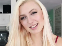Blonde babe Alexa gets filled with cum