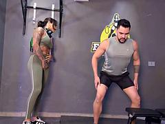 Brazilian Bareback Pounds Gym Bro on His Bench, Begs to Stop