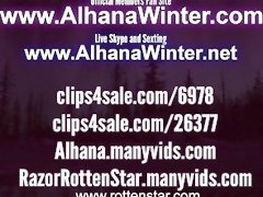 Leather and StrapOn Winter VLOG Chat - ALHANA WINTER - I Need to Peg Yo Ass