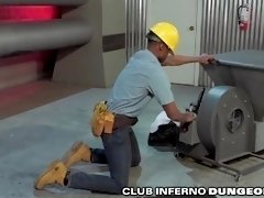 ClubInfernoDungeon - New Black Construction Worker Pays His Dues