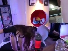Amateur teens enjoying some wild lesbian fun on webcam