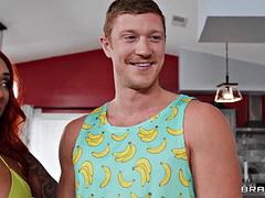 Victoria June Kona Jades Big Cock Threesome Cumshot