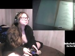 BBW Nerdy Gamer Girl Plays Until Dawn Part 7