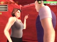 Секс в примерочной с ЖЕНОЙ босса [Game Video]