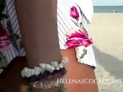 HelenasCockQuest.com Im an Upskirt Queen Pussy Flashing Voyeurs In Public!