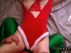 Big Dick Elf Fucks and Cums on Santas