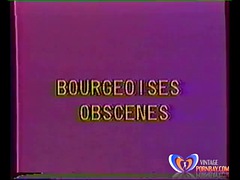 Bourgeoises obscenes 1984 Very Rare Vintage Porn Teaser