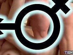 hot busty shemales anal fuck a boyfriends tighty ass